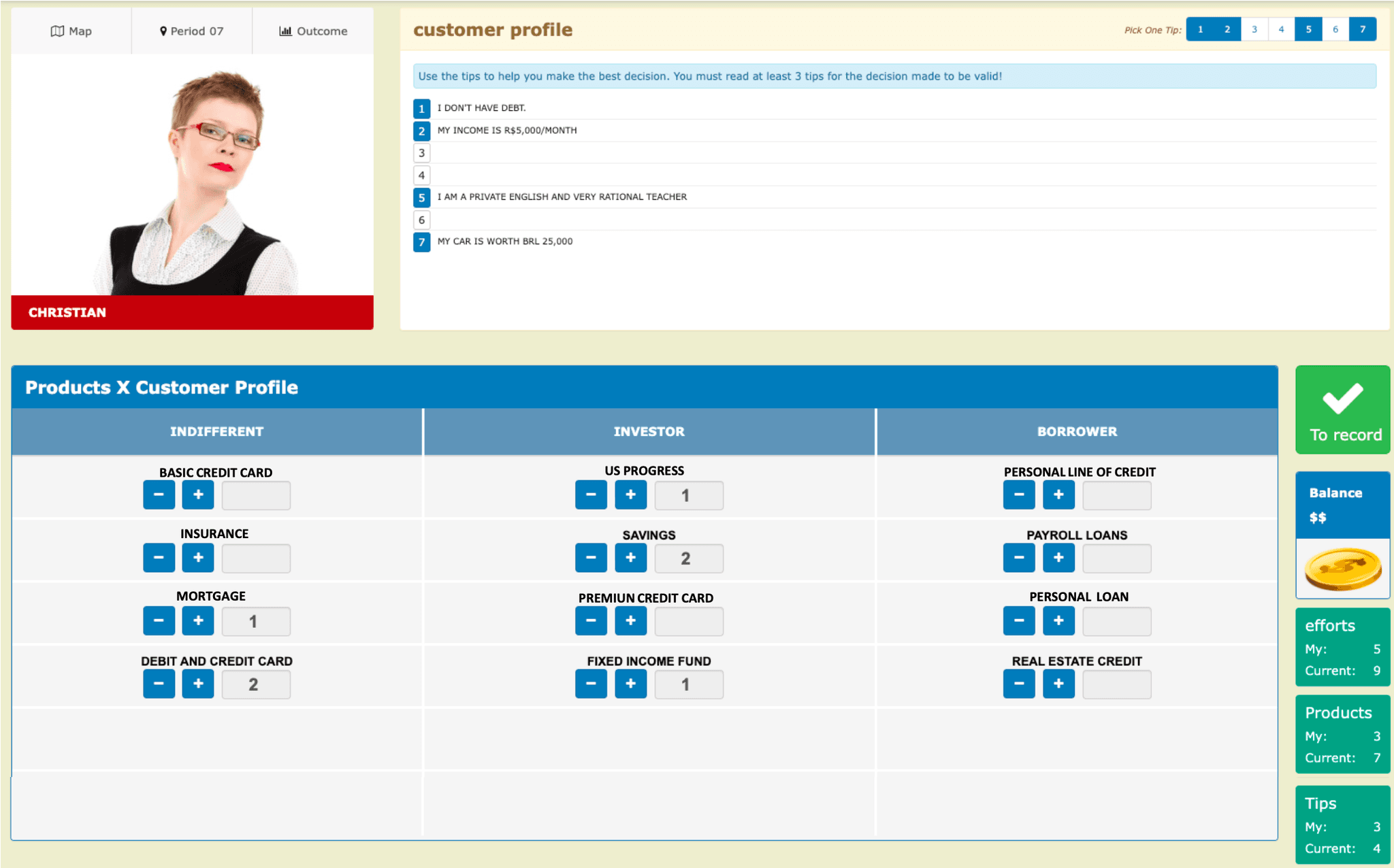 Profilage client approfondi