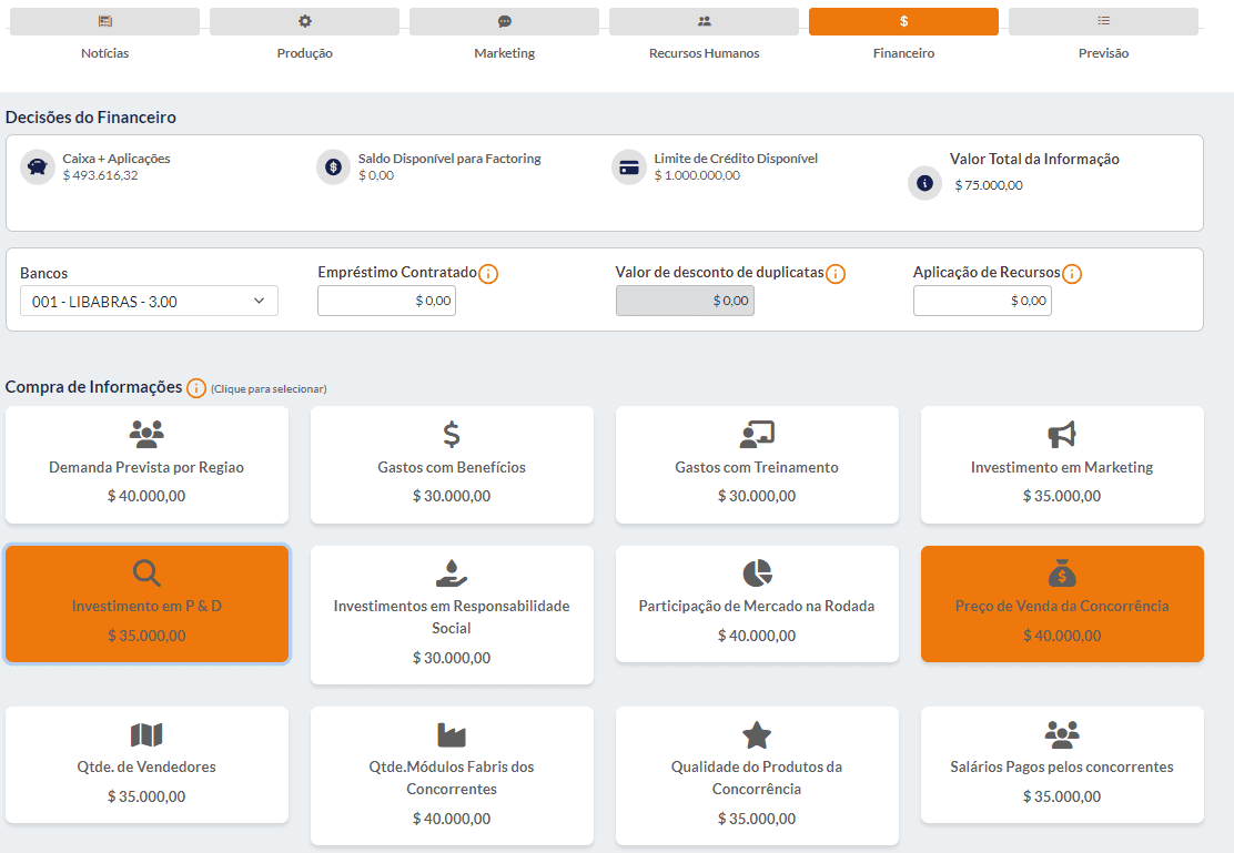 Estratégia financeira