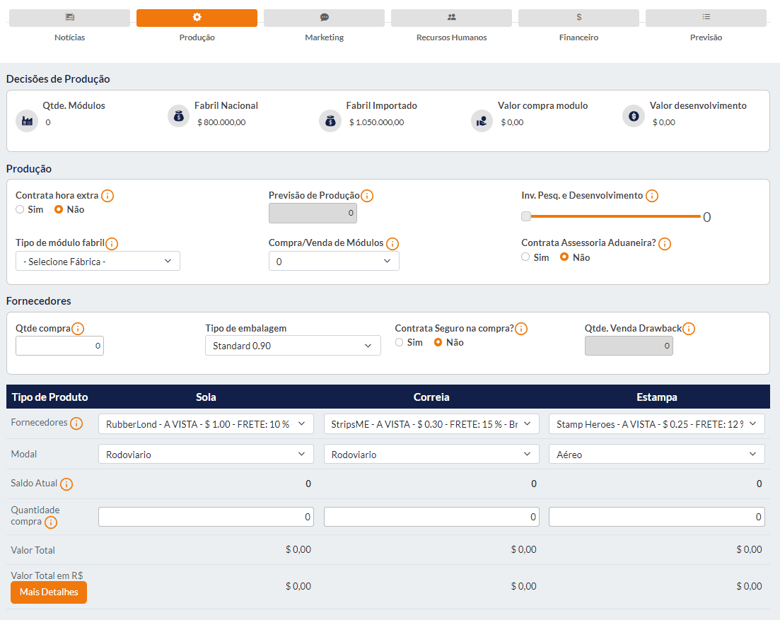 Gestão de operações
