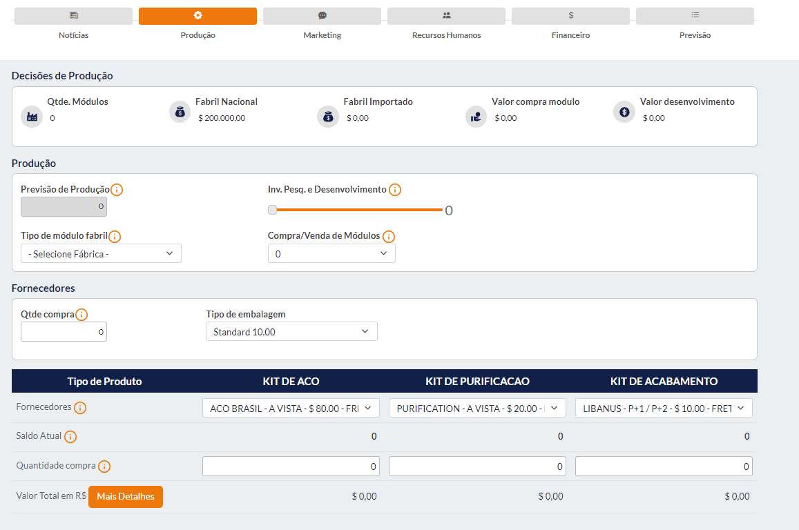 Otimização de recursos